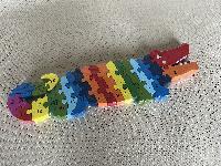 Dřevěné puzzle - krokodýl malý