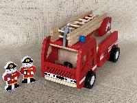 Dřevěné hasičské auto velké